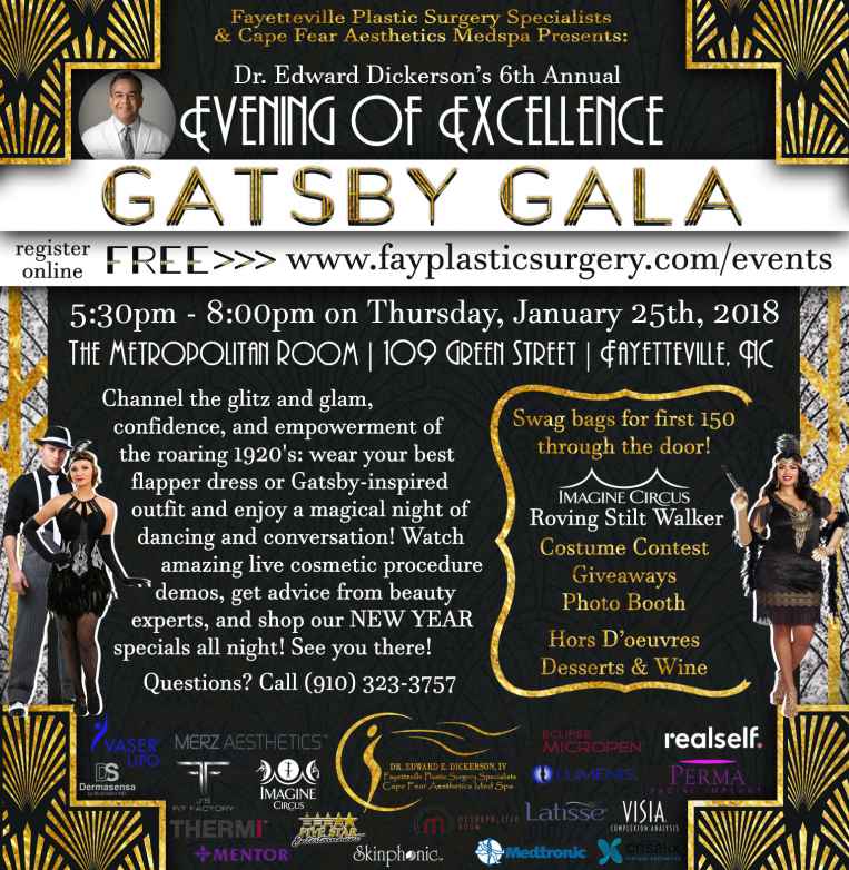 Evening of Excellence Gatsby Gala, Fayetteville, NC
