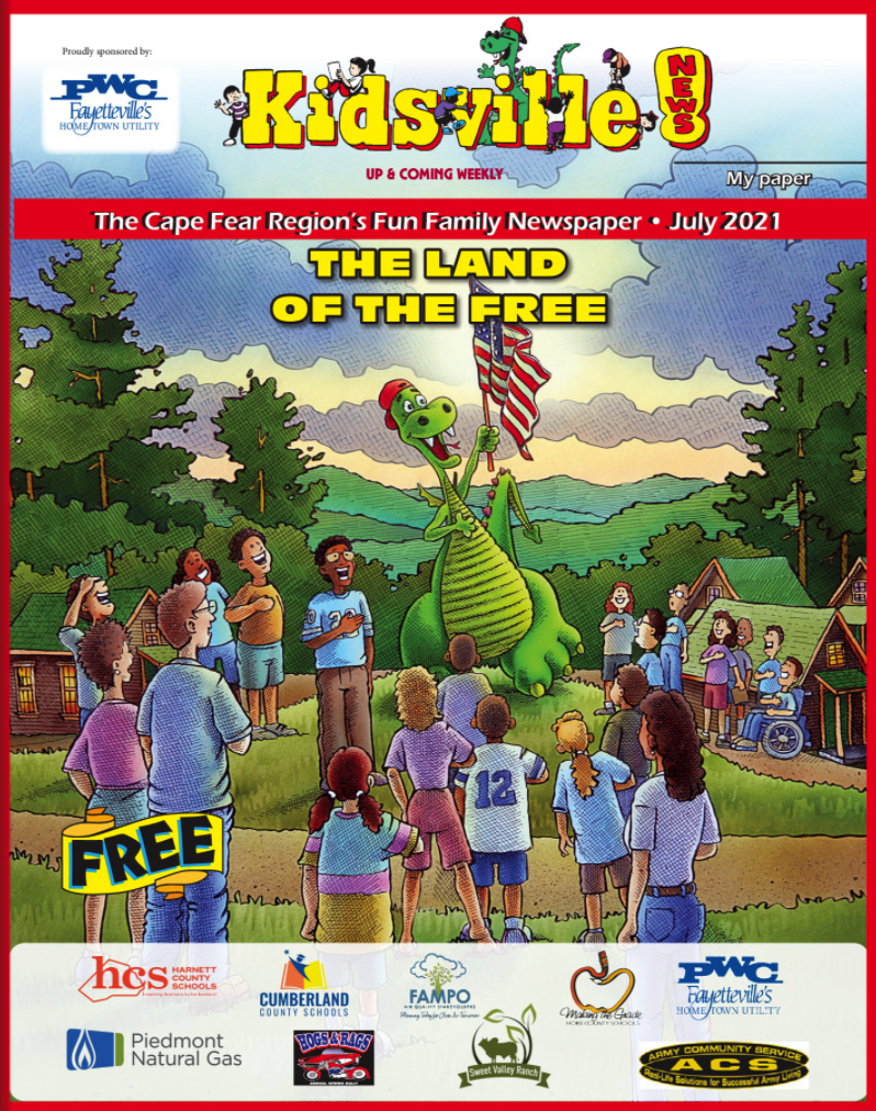 Kidsville News July 2021 Cape Fear Region edition